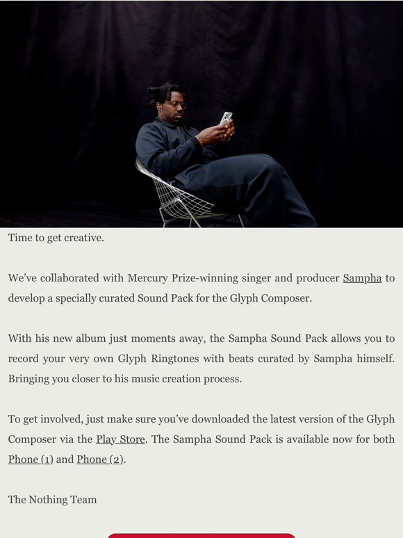 Sampha x Glyph Composer