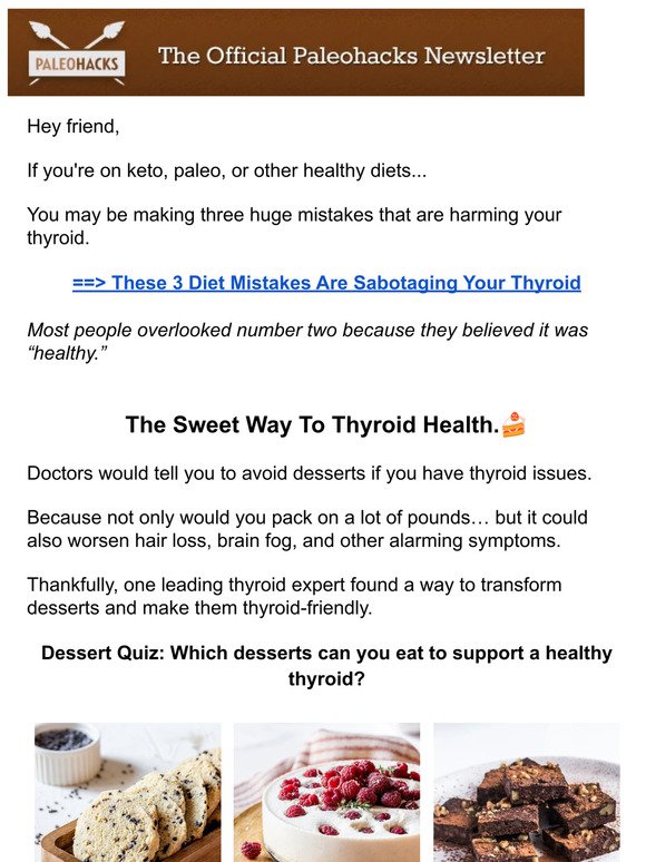 Eat this dessert to heal your thyroid.🍰