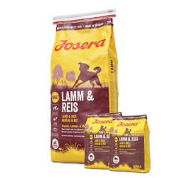 Josera Lamm & Reis 15 kg - karma dla psa z jagnięciną i ryżem 15kg + 2x900g gratis