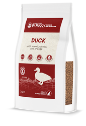 Dr.Huggy supreme dog nutrition kaczka z batatami i pomarańczą - bezzbożowa sucha karma dla psów dor