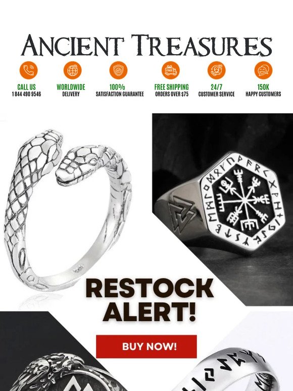 Get Ready to Fall in Love with the Ancient Treasures Ring Collection