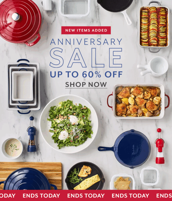 Sur La Table Our big Anniversary Sale ends tonight! Milled