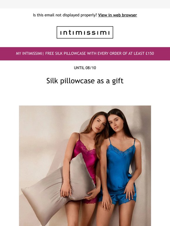 A gift for your beauty sleep: the new silk pillowcase