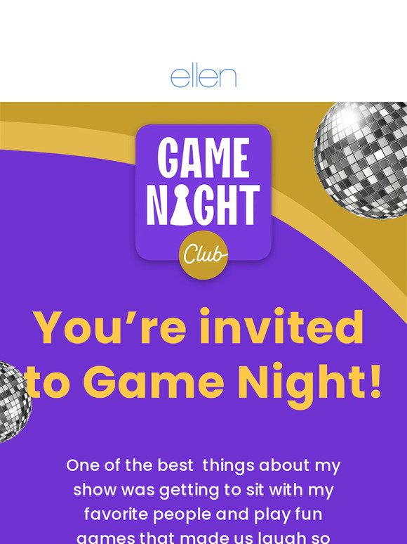 You’re invited to Game Night! 🎲