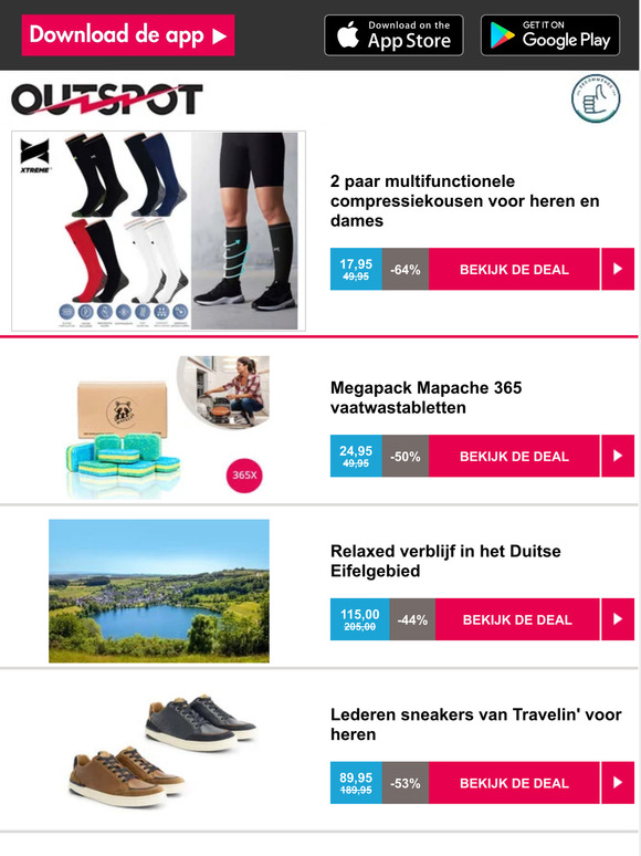 2 paar compressiekousen voor heren en dames