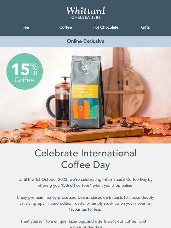 Celebrate International Coffee Day! ☕