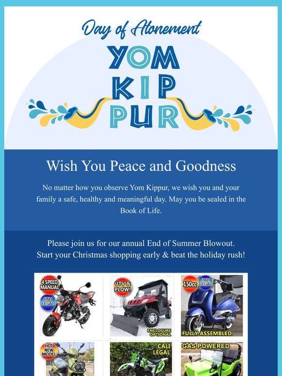 Wishing you a meaningful Yom Kippur