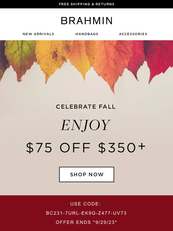 Just for you: $75 OFF!