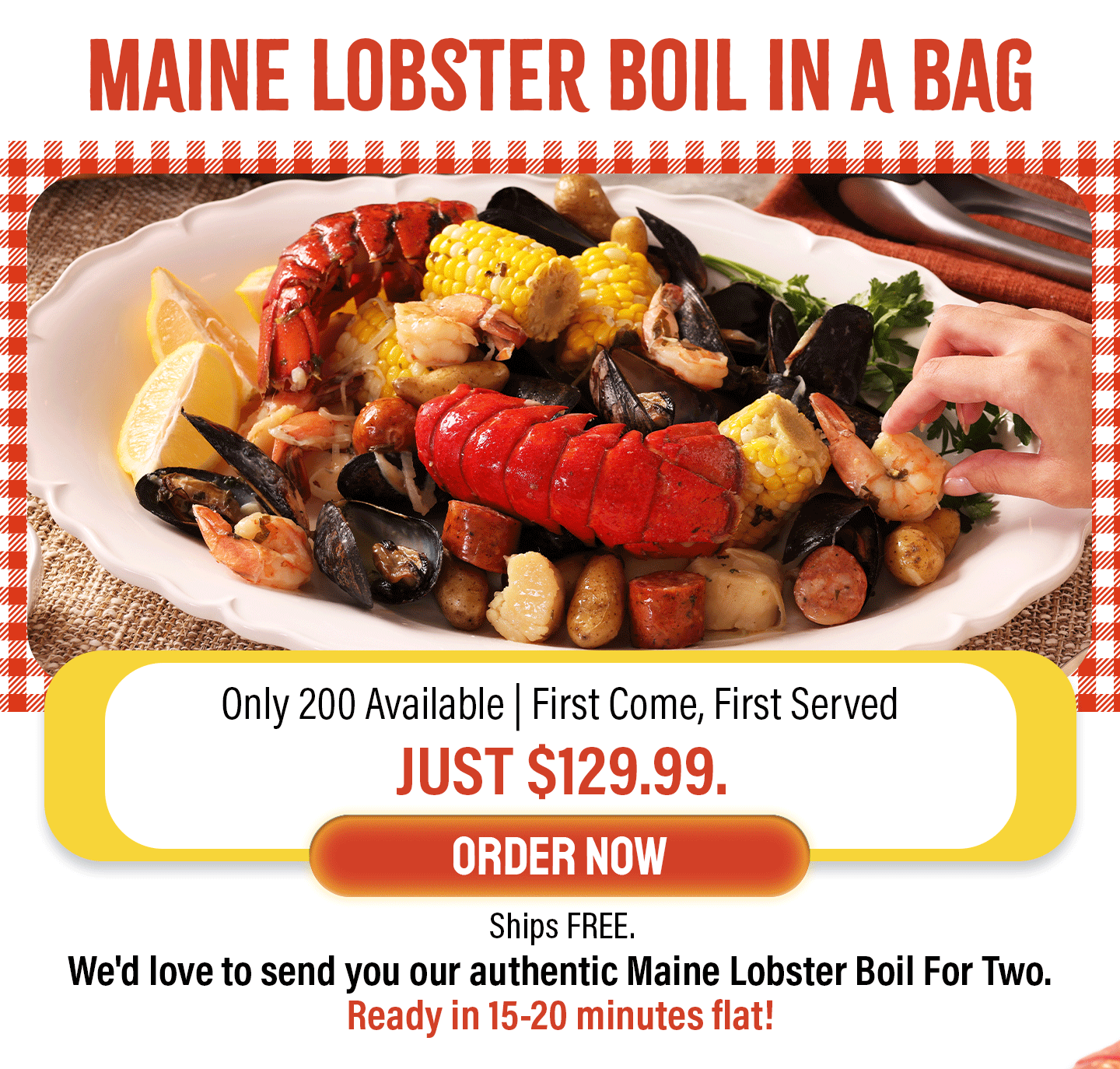 Get Maine Lobster IT'S HERE! Maine Lobster Boil💥 Milled