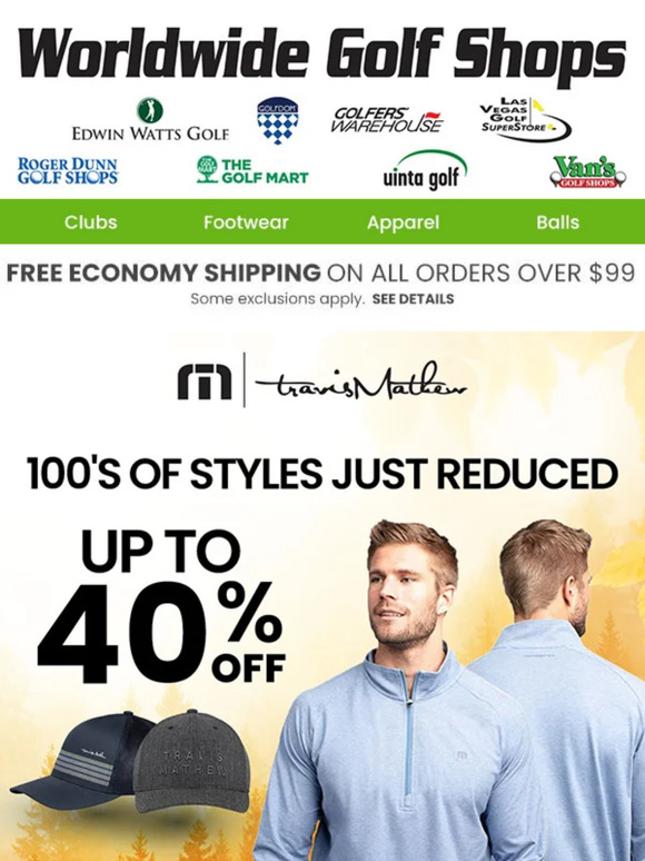 HUGE Savings On TravisMathew Outerwear!