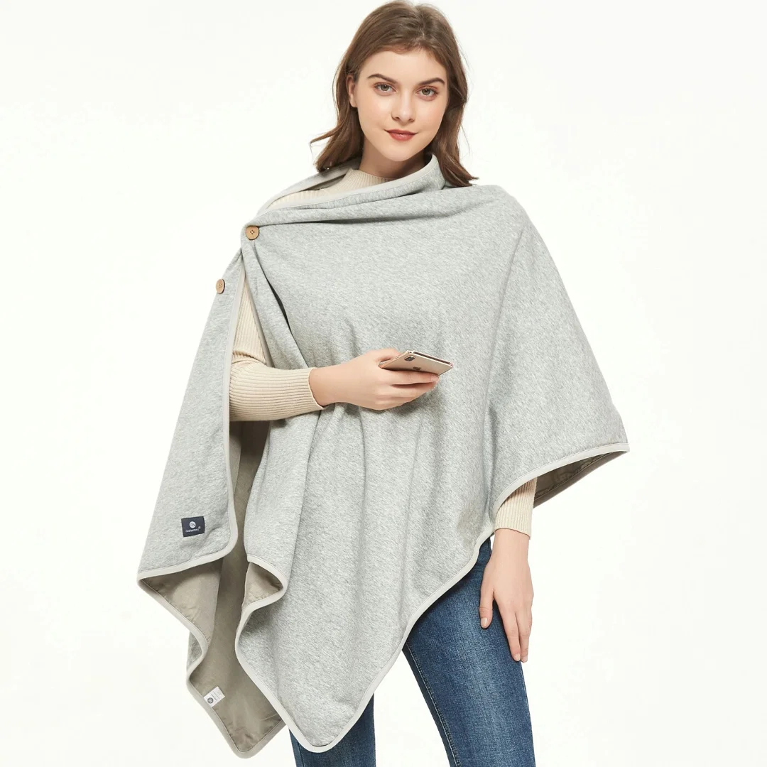 Image of Poncho Blanket (Grey) | RF Shielding, 5G Anti-Radiation -Original