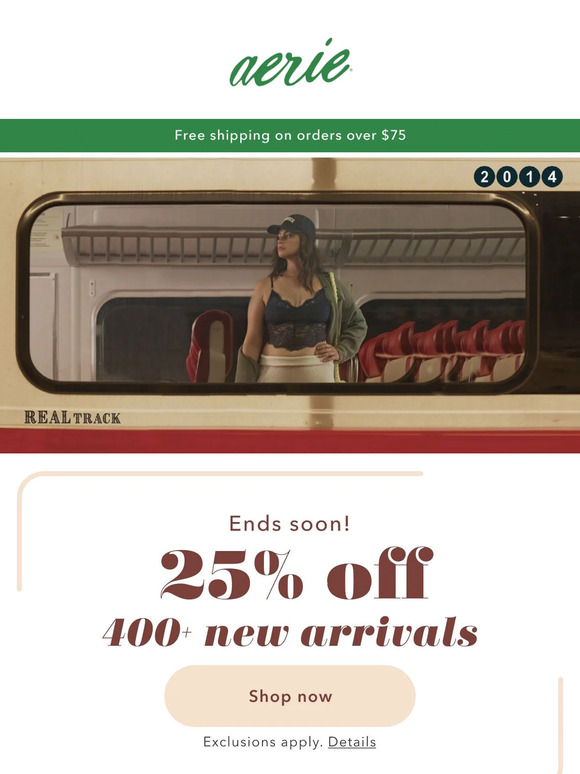 What's brand new and 25% off right now?