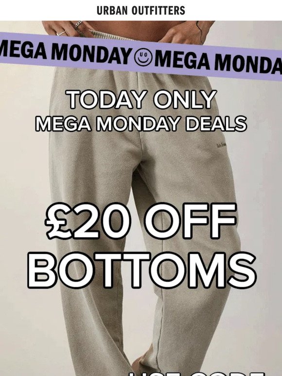 TODAY ONLY ⚠️ £20 OFF BOTTOMS