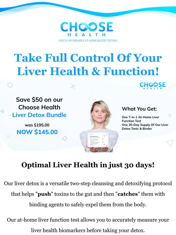 Choose Health: FLASH SALE: Your first Liver Detox Bundle for just $145 ...