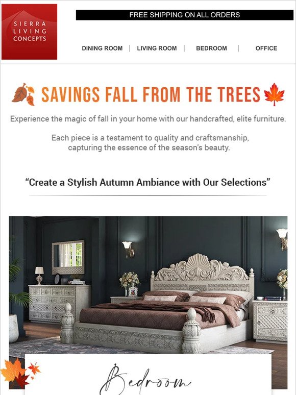 Falling prices, rising excitement – our fall sale is on!