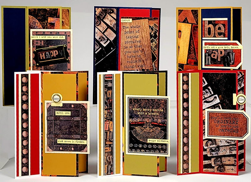 Club Scrap: New: Make six pinwheel cards from any Page kit! | Milled