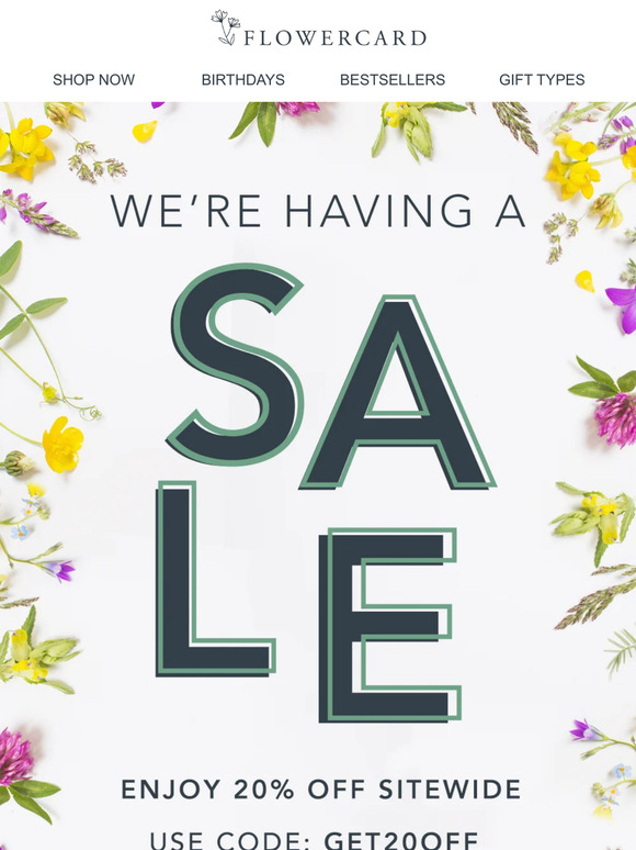 Our SALE is here!