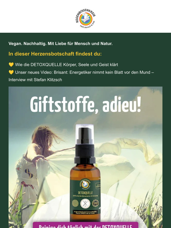NEU: Entgifte ganz einfach und effektiv mit unserem Detoxspray…