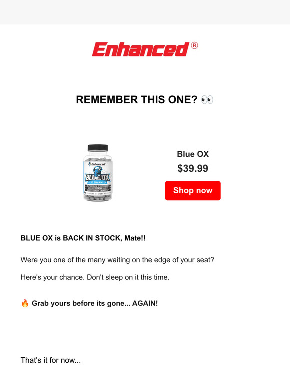 🔥 BLUE OX is BACK! Did You Miss It?🔥