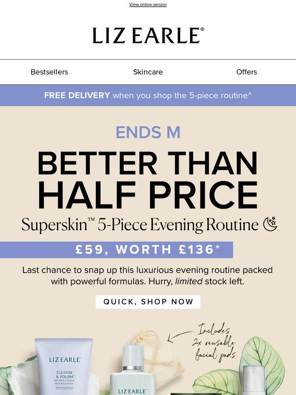ENDS MIDNIGHT: Better than half price offer