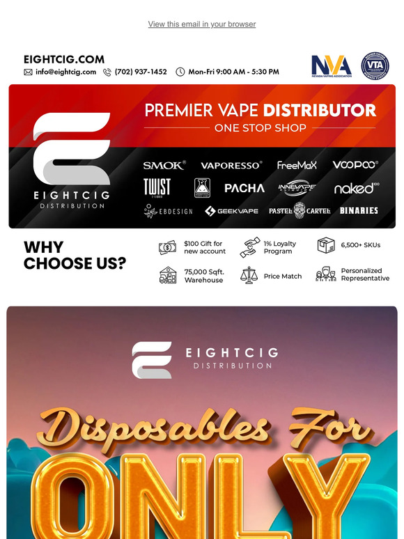 Eightcig: Disposable Vapes for Only $4? YES - For a Limited Time! | Milled