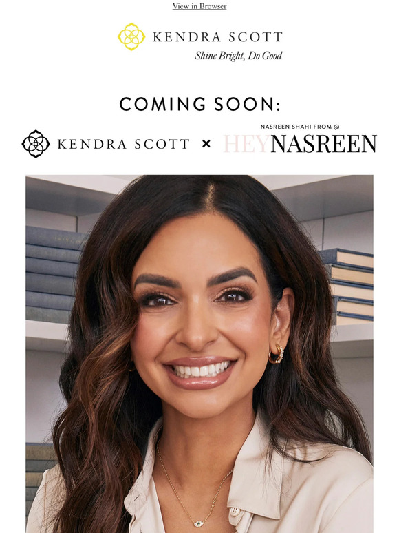 Kendra Scott Jewelry COMING SOON Kendra Scott x Nasreen Shahi from
