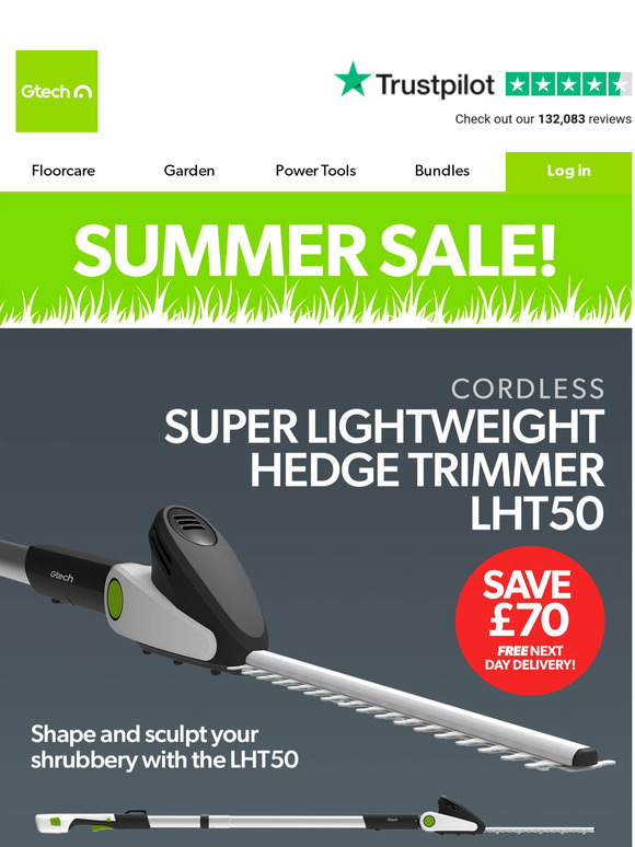 Ends Saturday: £70 off the Lightweight Hedge Trimmer