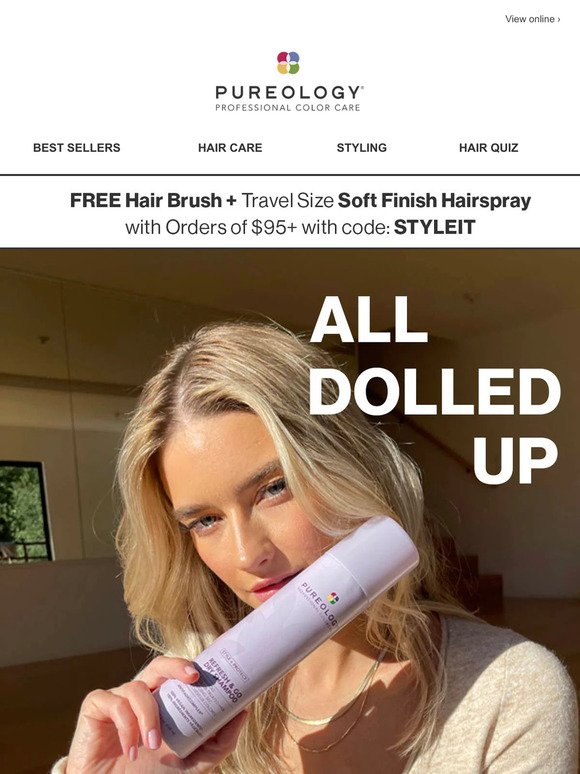 Last Chance For A FREE Brush + Hairspray