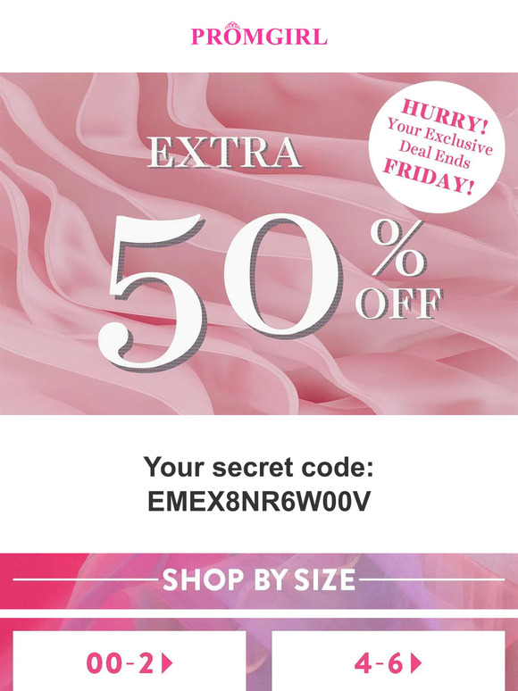 Email Exclusive - Reminder - Extra 50% Off Sale!