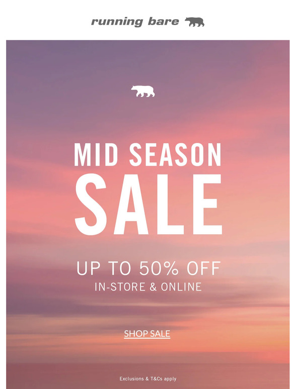 Mid-Season Sale Online & Instore Now! Don’t Miss It!