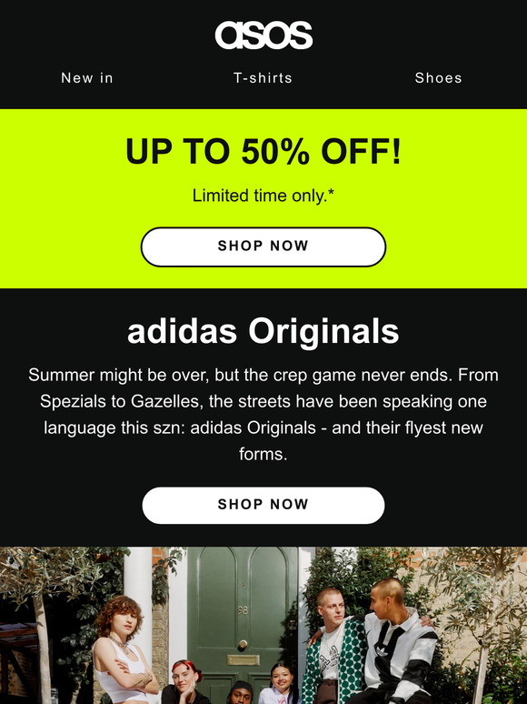Up to 50% off for the sznl shift 🌥