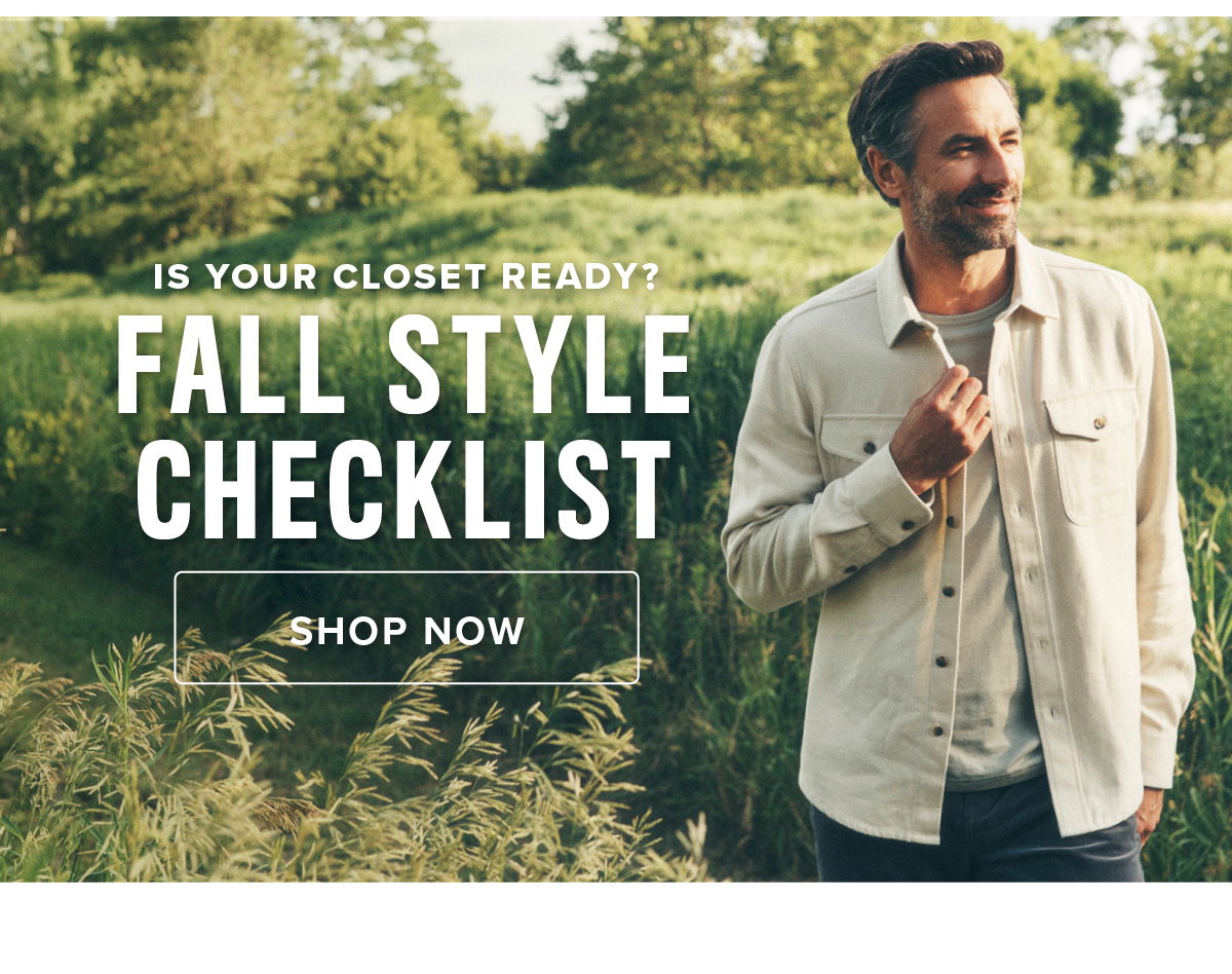Is Your Closet Ready? Shop Fall Style Checklist