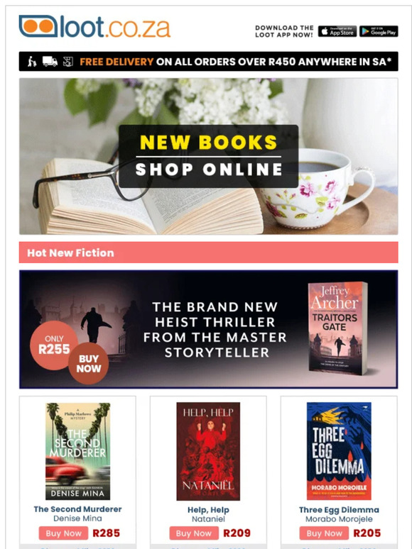 New Books - Jeffrey Archer, Kerry Washington, Nataniel, Oprah Winfrey, Denise Mina & More!