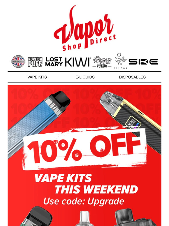 ENDS TONIGHT: 10% OFF Vape Kits🔥