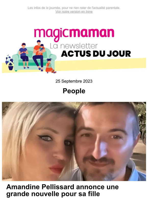 Magicmaman Amandine Pellissard Annonce Une Grande Nouvelle Pour Sa Fille Prématurée Elle