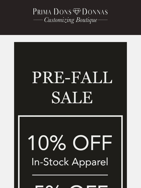 Pre-Fall Sale Ends Soon! Layer Up This Fall!