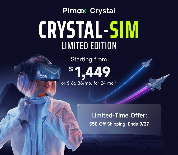 Pimax: Introducing Crystal-Sim: a New Headset for True Sim Pros | $50 ...