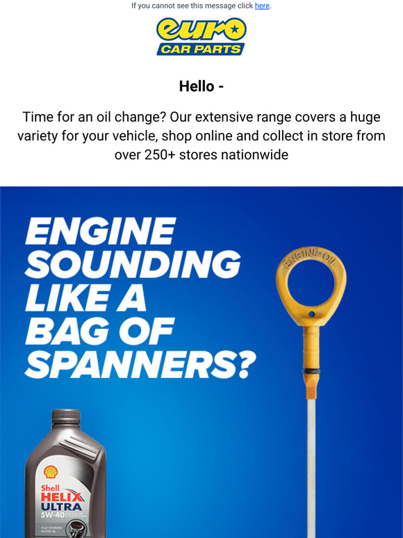 Oil Up Your Engine & Go