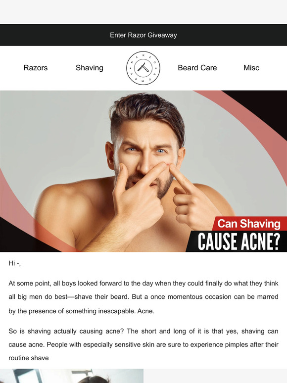 ❗ACNE WHILE SHAVING❗