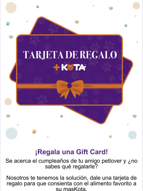 🐶Regala una Gift Card +KOTA💳