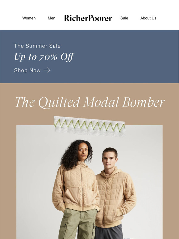 The Bomber is Back in All New Khaki.