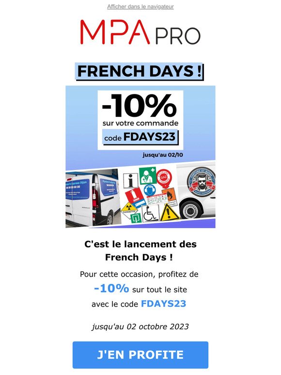 Profitez des French Days ! 🔥