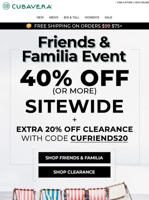 You’re Invited: The Friends & Familia Event Starts Now!