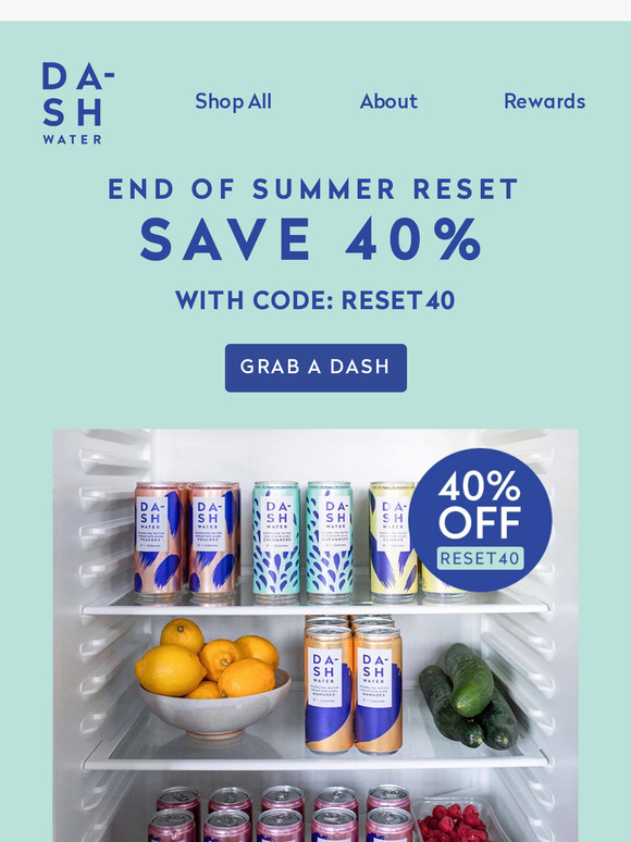 Save 40% in time for the new season