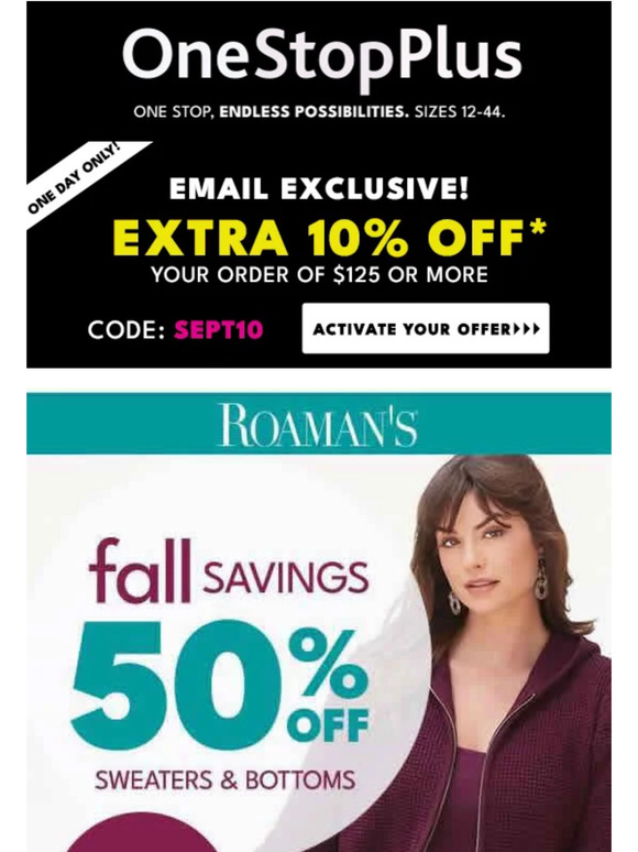 Fall Style For Less: 50% off sweaters and bottoms