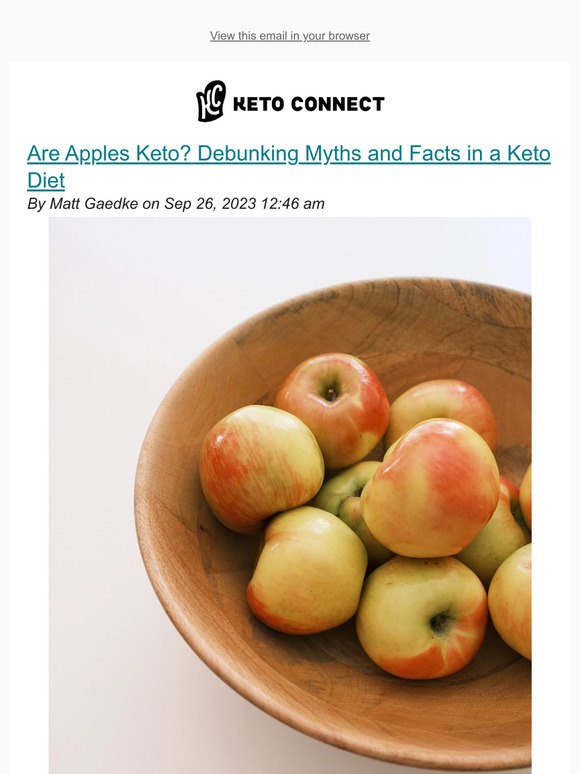 Are Apples Keto? Debunking Myths and Facts in a Keto Diet