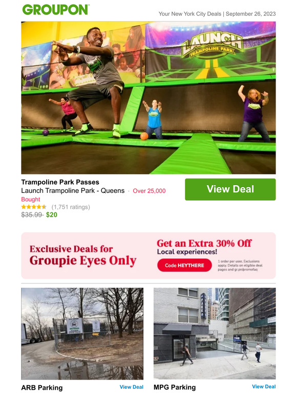 Trampoline Park Passes