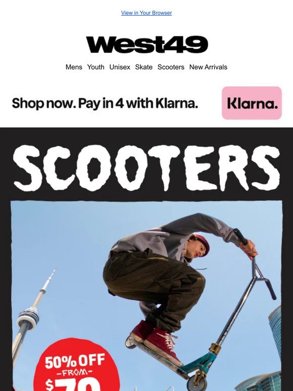 🛴💨50% Off ALL Scooters!