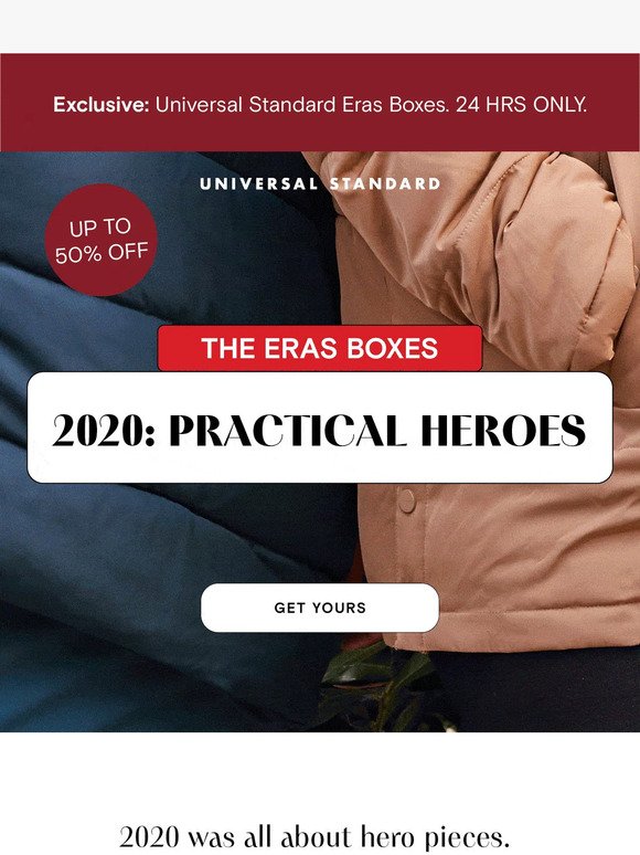 Up to 50% off these practical heroes