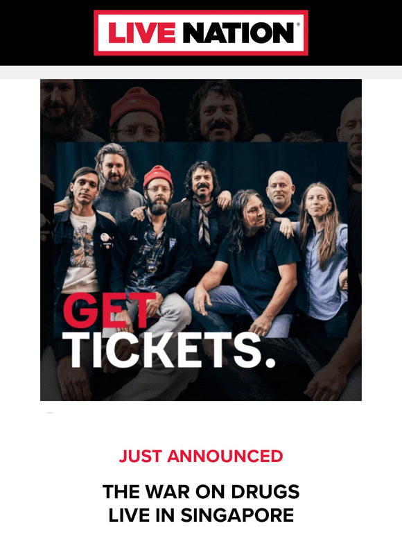 LiveNation: 🎸Live Nation Presale for The War On Drugs - Live in